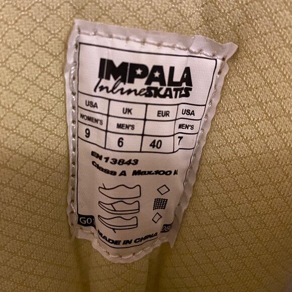 Impala Lightspeed Inline Skates – Women’s Size 9 - Picture 9 of 9